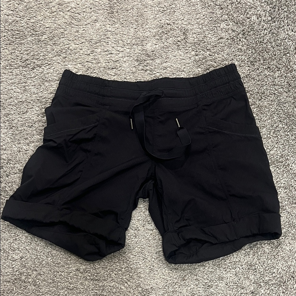 Lululemon black dance studio shorts - size 4